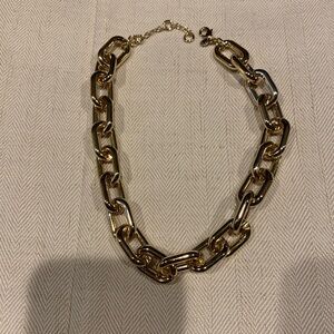 J. Crew Gold Chain Link Necklace